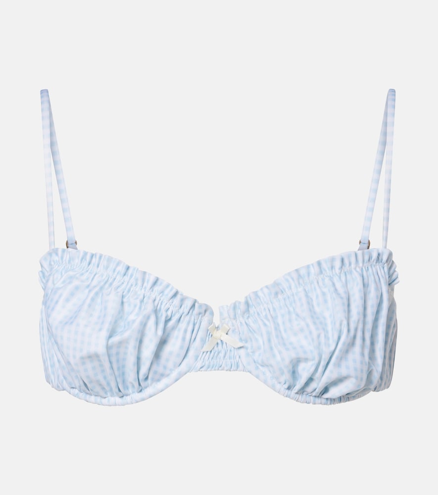 Faithfull Haut de bikini Moana carreaux vichy 130 €