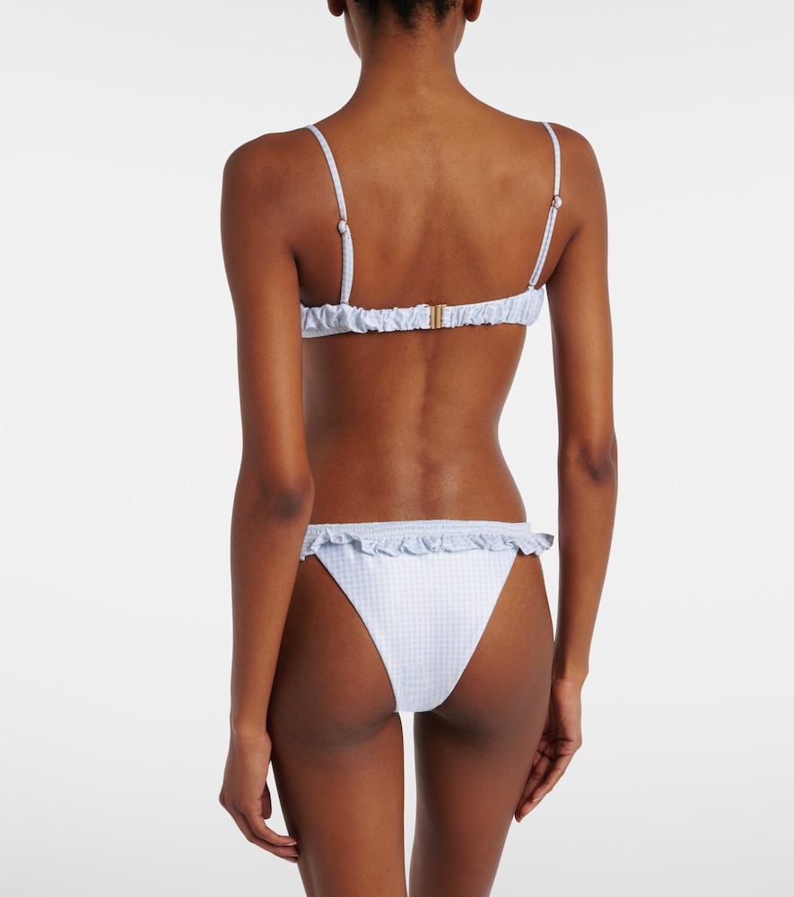  Faithfull Faithfull Moana Gingham Bikini Top 