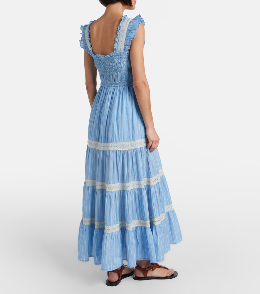  Rixo Rixo Midikleid Aubrie Aus Baumwolle Mit Spitze 