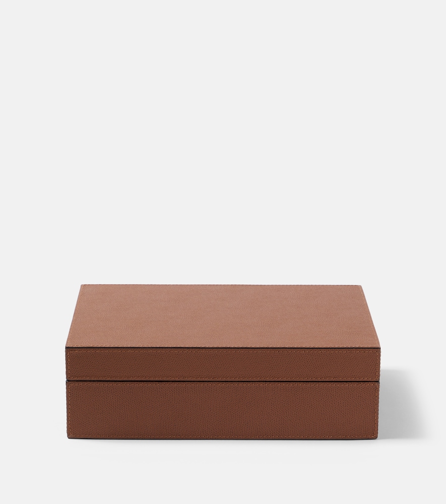  Giobagnara Giobagnara Santiago Leather And Wooden Cigar Box 