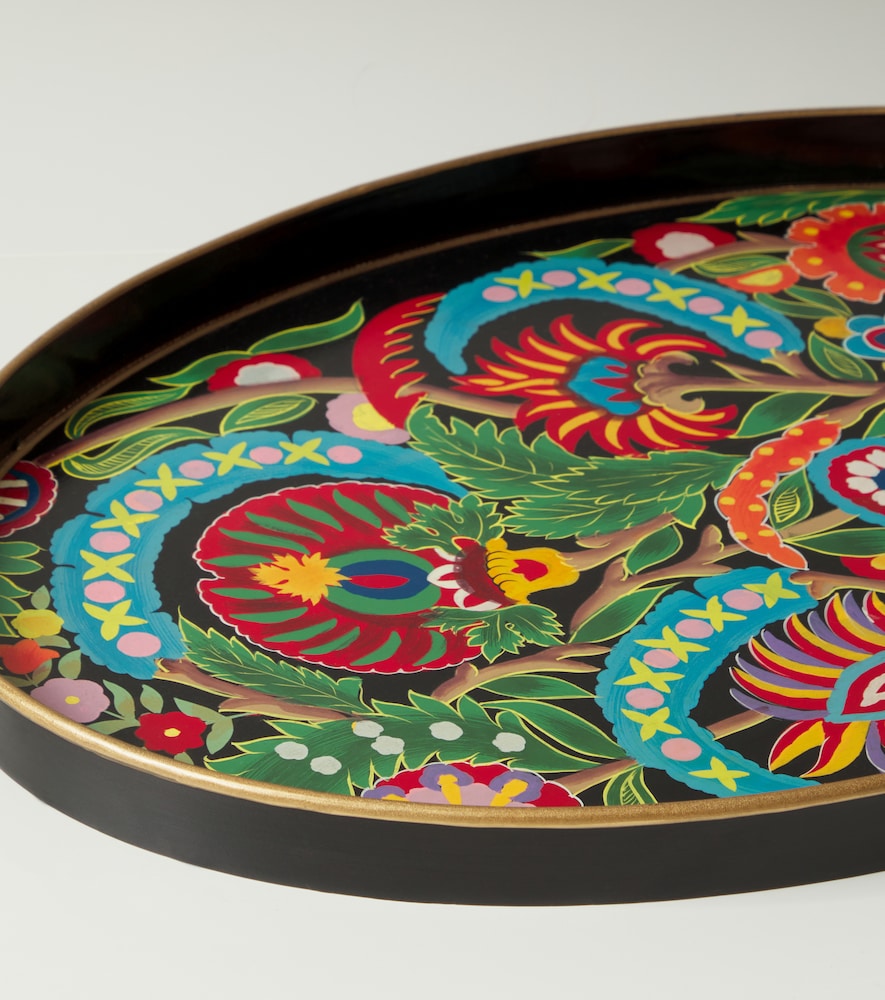 Les-ottomans Les-ottomans Tablett Ikat 