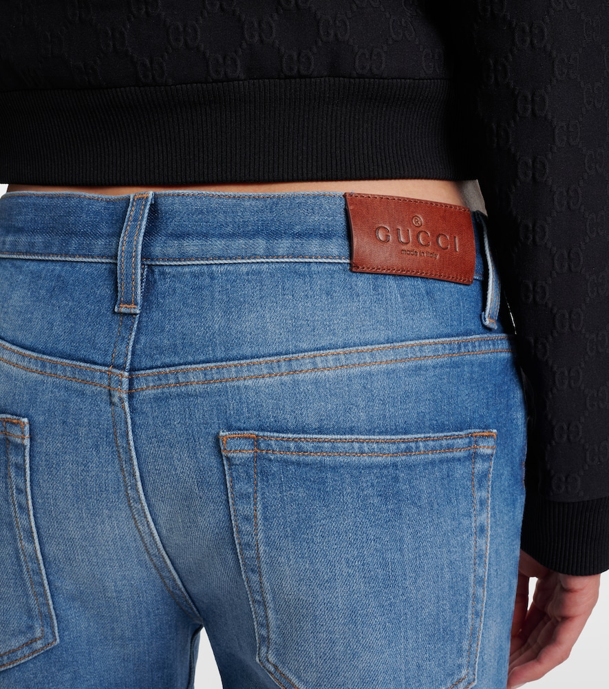 Horsebit Flared Jeans