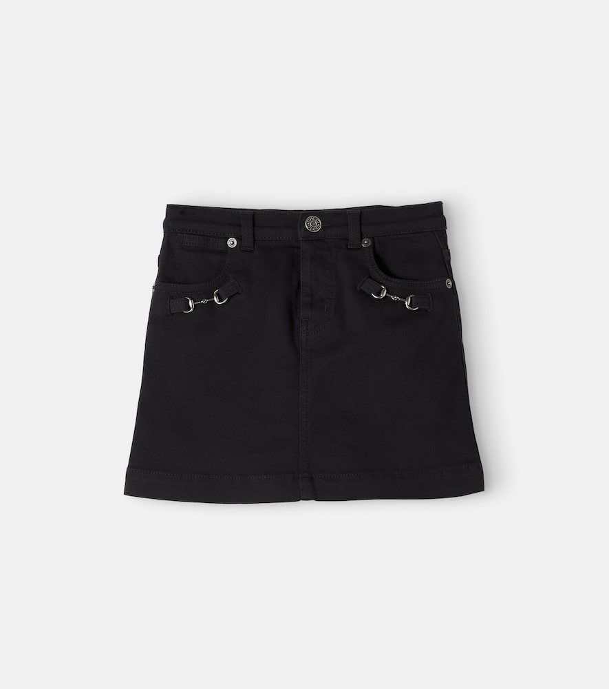 Minigonna di jeans Horsebit