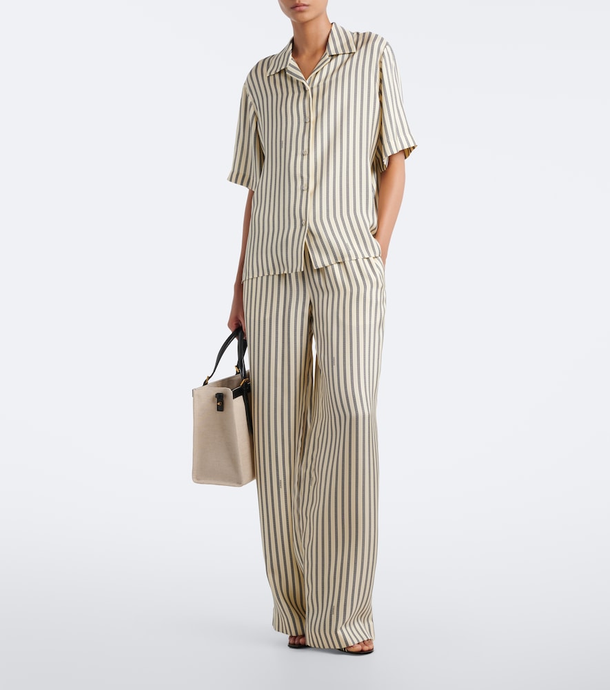 Versace Robe In Neutral