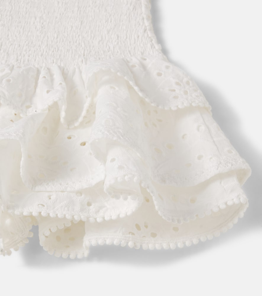 Poupette St Barth Kids Poupette St Barth Kids Skort Alizee Aus Baumwolle 