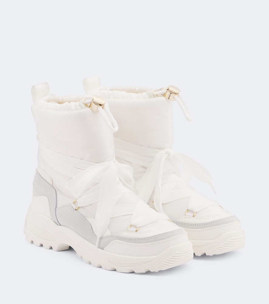 Alta Badia Suede-Trimmed Snow Boots