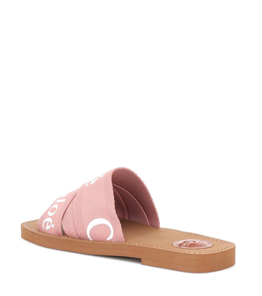 CHLOÉ Woody logo slides,P00432795