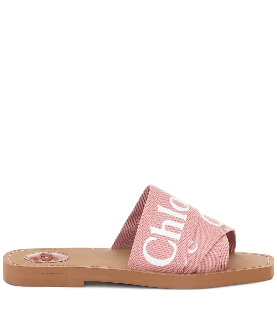 CHLOÉ Woody logo slides,P00432795