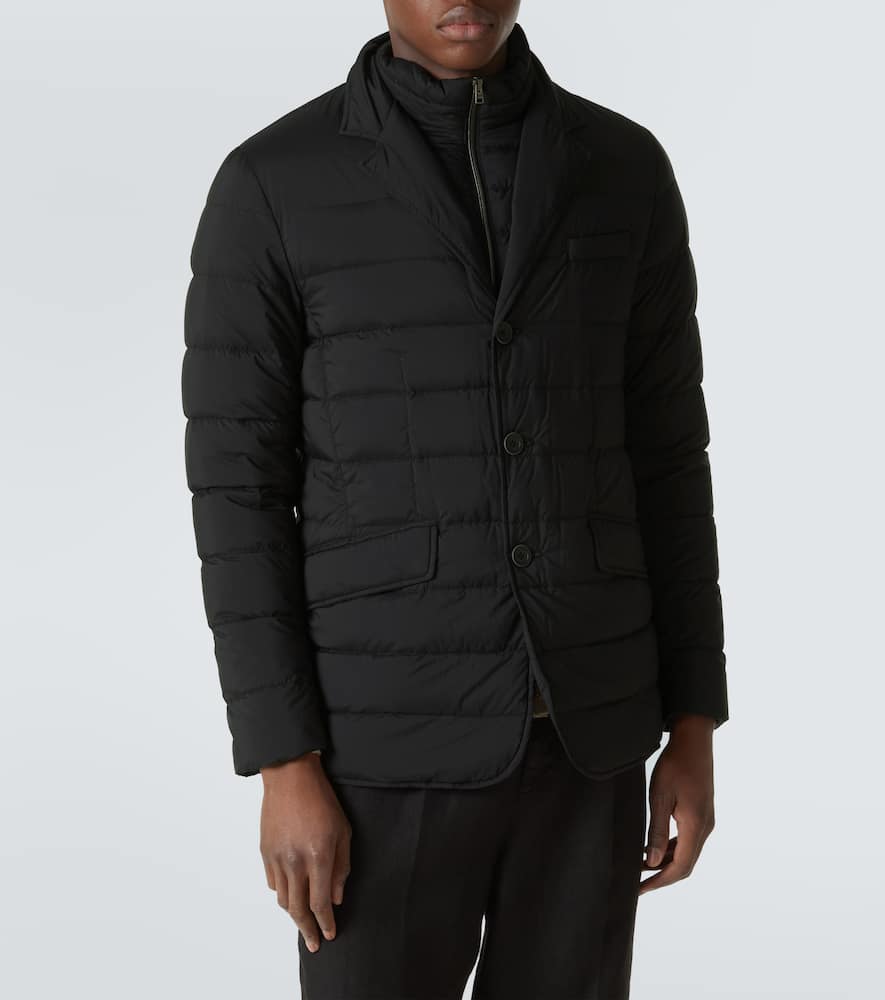 Shop Herno La Giacca Down-filled Jacket In Nero