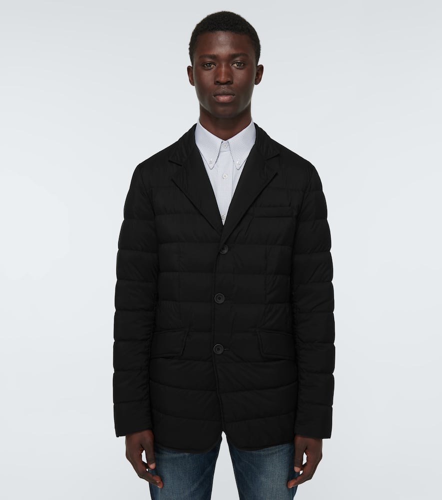 Shop Herno La Giacca Down-filled Jacket In Nero