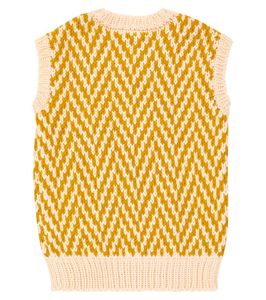 Shop Paade Mode Lugano Wool-blend Sweater Vest In Multicoloured