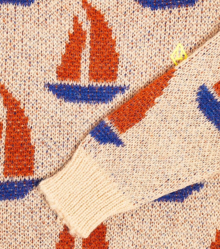 The Animals Observatory Bull Sweater In Multicoloured