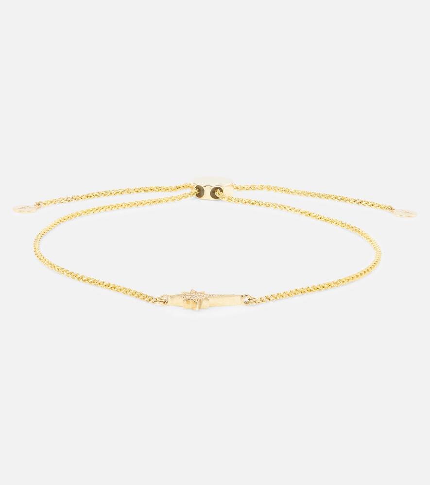 Robinson Pelham North Star 14kt gold bracelet with diamonds