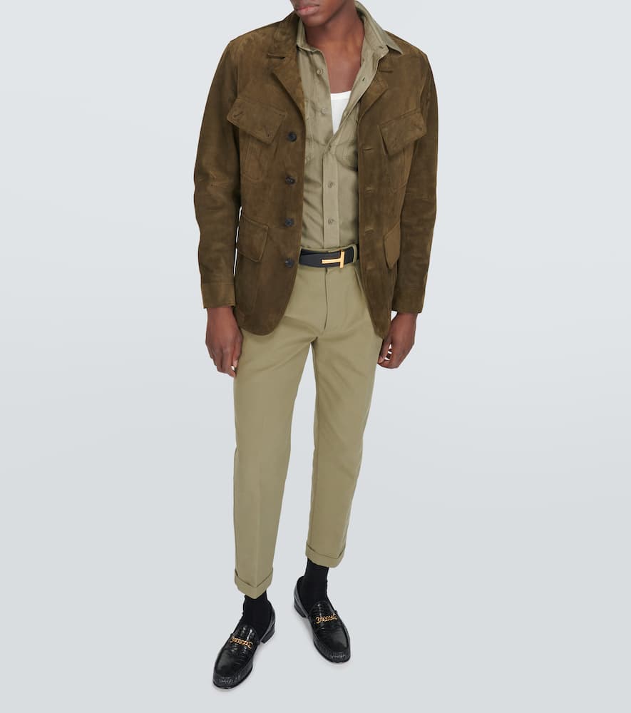 Tom Ford Cotton Shirt In Green