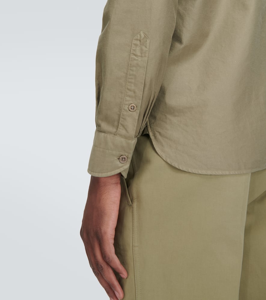 Tom Ford Cotton Shirt In Green