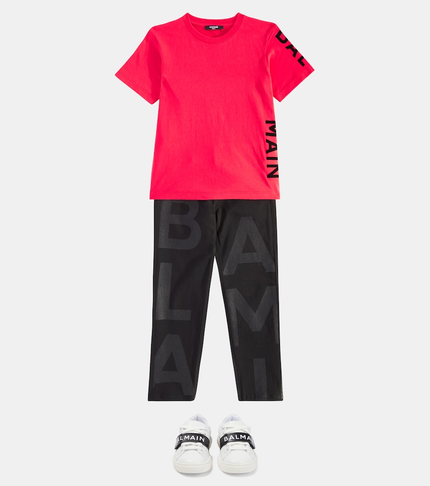  Balmain Kids Balmain Kids T-shirt Aus Baumwoll-jersey 