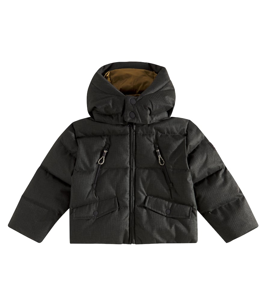 Bonpoint Gordon quilted herringbone down jacket