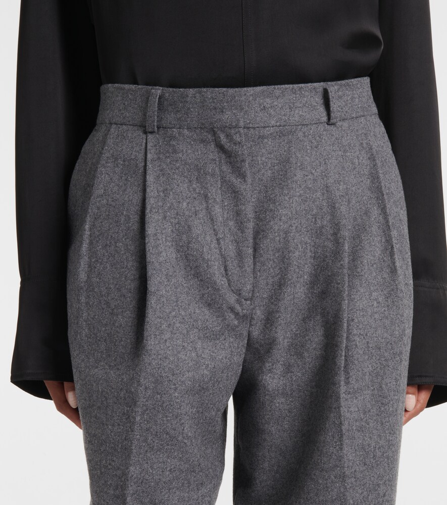  Toteme Toteme Gerade Low-rise-hose Aus Einem Wollgemisch 
