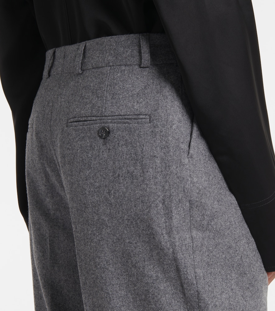  Toteme Toteme Gerade Low-rise-hose Aus Einem Wollgemisch 