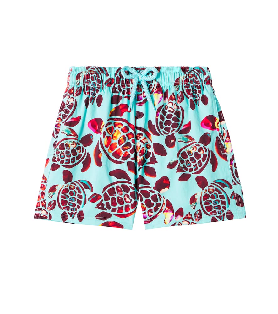 Vilebrequin Printed Swim Trunks In Multicoloured