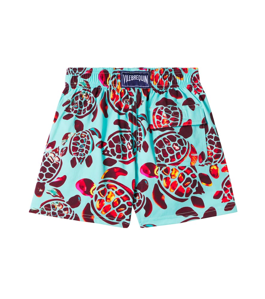 Vilebrequin Printed Swim Trunks In Multicoloured