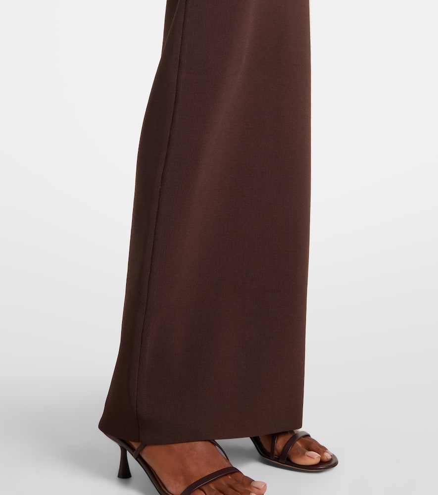 Christopher Esber Jersey Maxi Dress In Brown