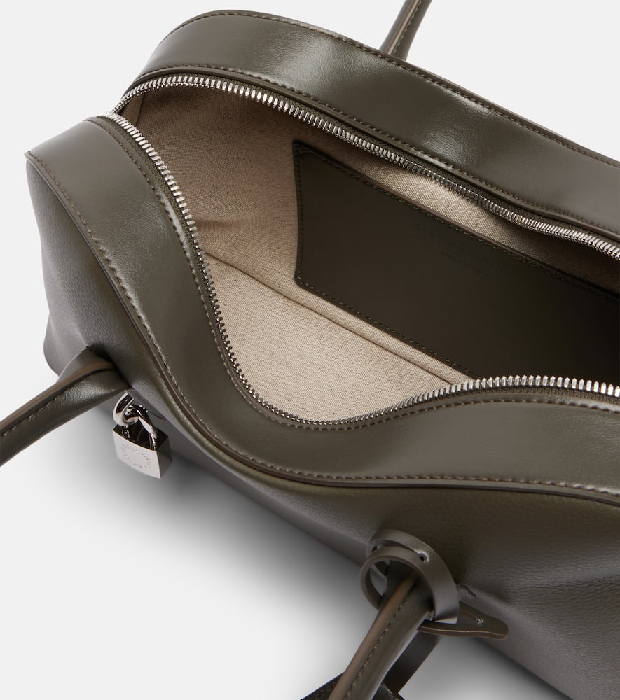 Stella Mccartney Stella Ryder Medium Faux Leather Shoulder Bag In Black