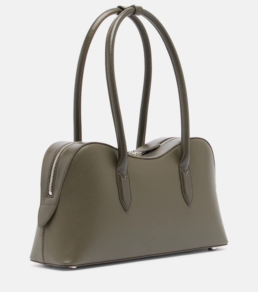 Stella Mccartney Stella Ryder Medium Faux Leather Shoulder Bag In Black