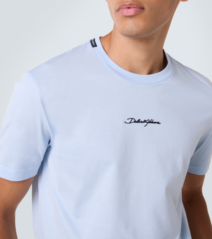  Dolce&gabbana Dolce&gabbana T-shirt Aus Baumwoll-jersey 