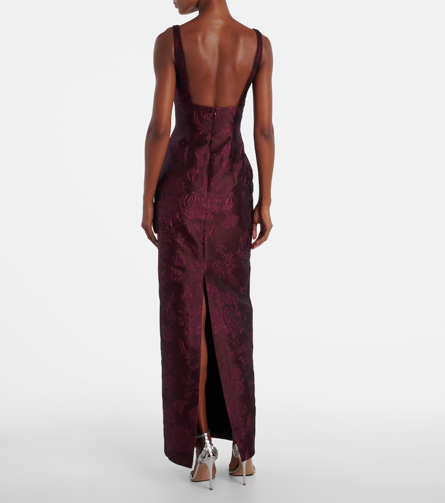  Emilia Wickstead Emilia Wickstead Robe Micheline Aus Cloqué 