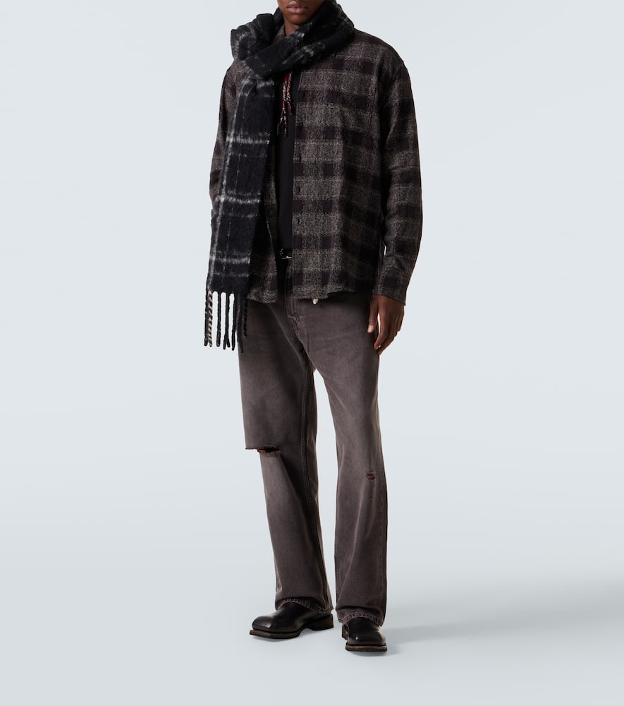 Our Legacy Above checked cotton shirt