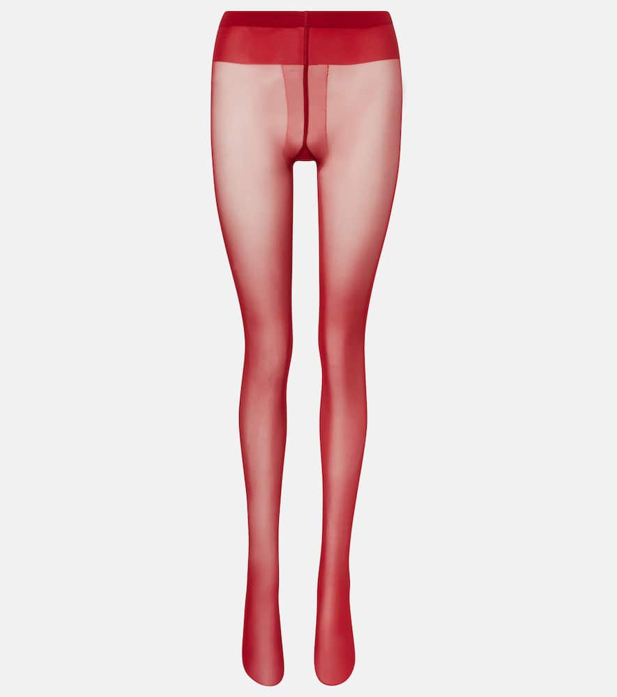 Wolford Individual 20 Tights In Red