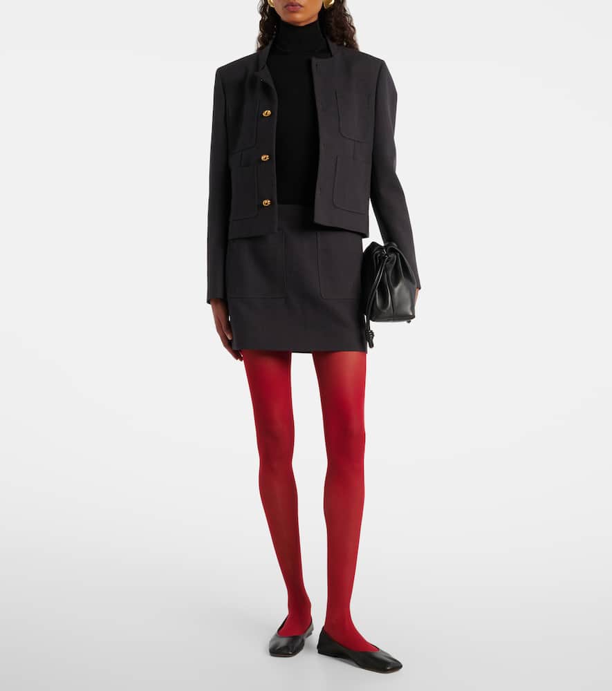 Wolford Individual 20 Tights In Red