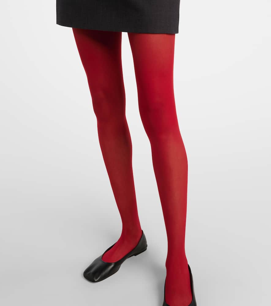 Wolford Individual 20 Tights In Red