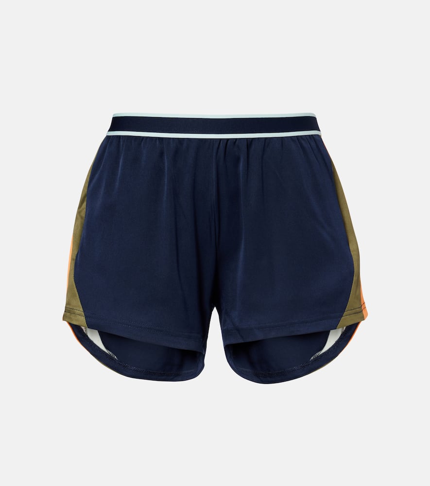 The Upside Starburst Lucky Running Shorts In Blue