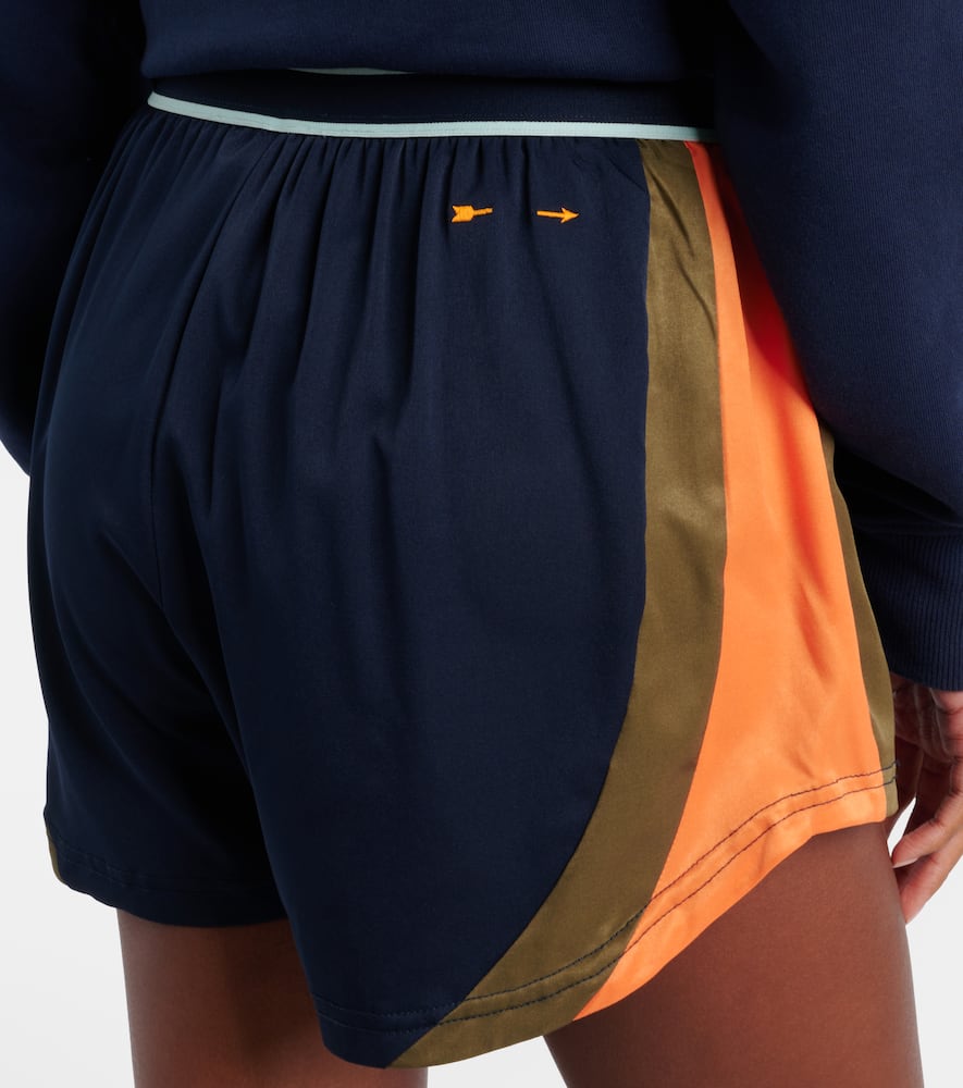 The Upside Starburst Lucky Running Shorts In Blue