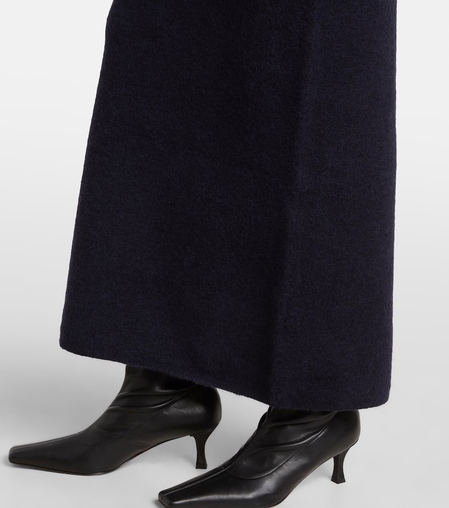 Proenza Schouler Abie Knitted Maxi Dress In Blue