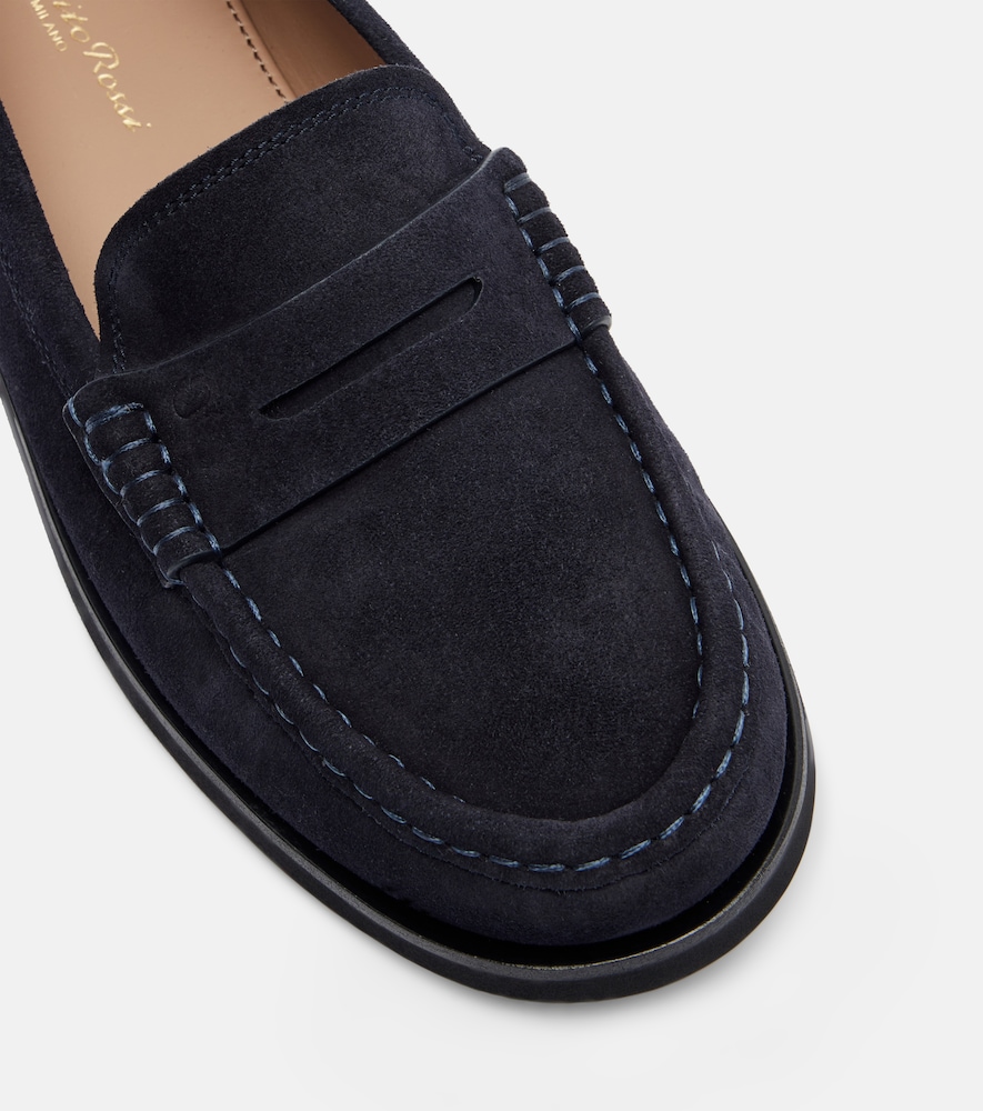 Vernon Suede Penny Loafers
