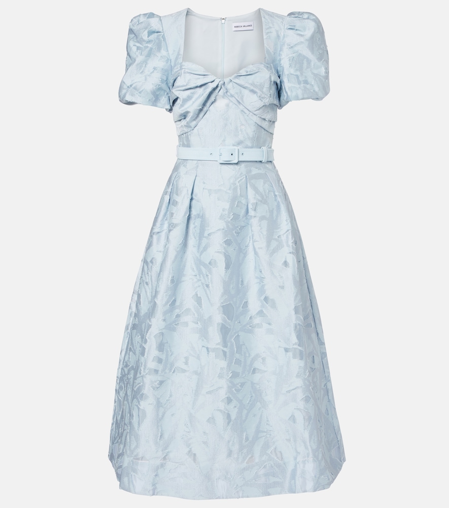 Rebecca Vallance Anneli cotton-blend jacquard midi dress