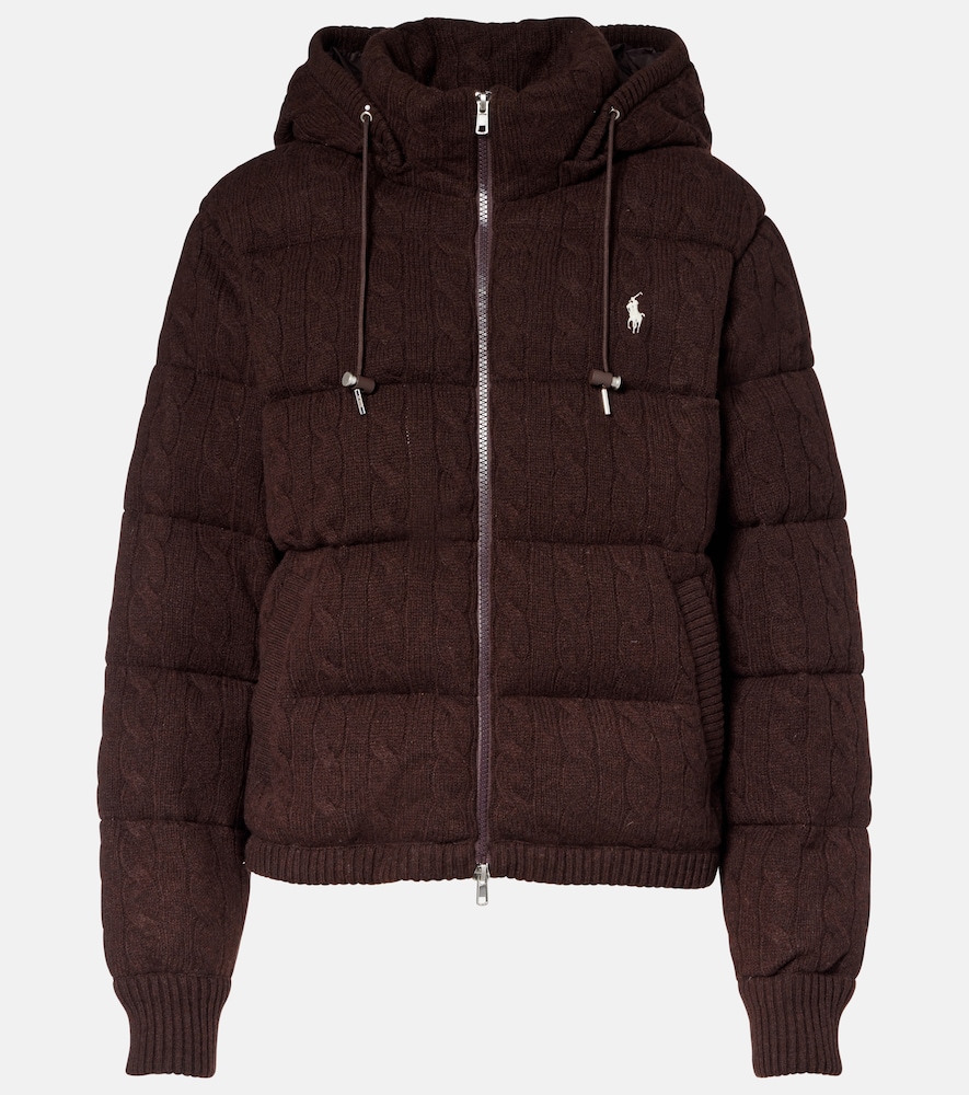 Polo Ralph Lauren Veste doudoune capuche en laine et cachemire 695 €