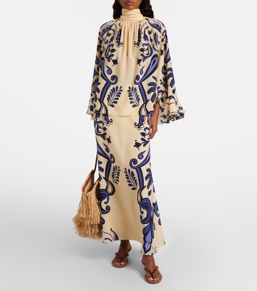 Johanna Ortiz Paisley silk blouse