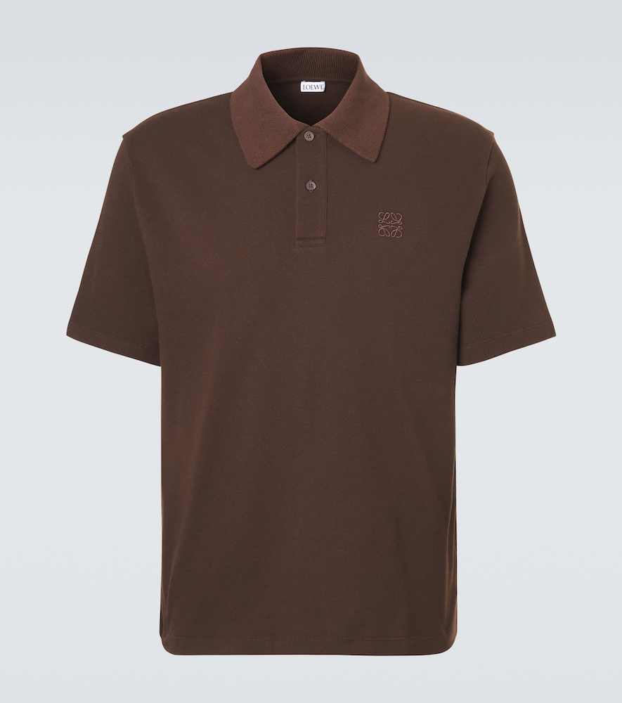 Loewe Anagram cotton piqué polo shirt