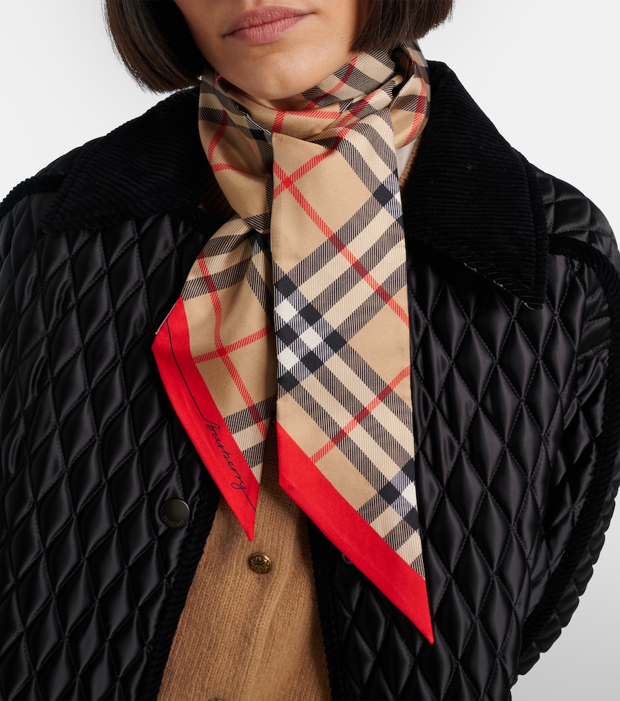 Burberry Burberry Check silk scarf