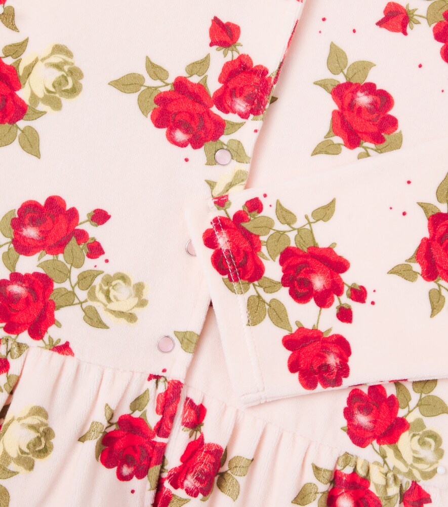  Konges Slojd Konges Sløjd Cardigan Velula Aus Samt Mit Blumenmuster 