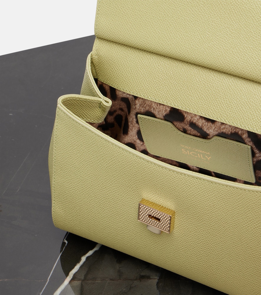  Dolce&gabbana Dolce&gabbana Henkeltasche Sicily Small Aus Leder 
