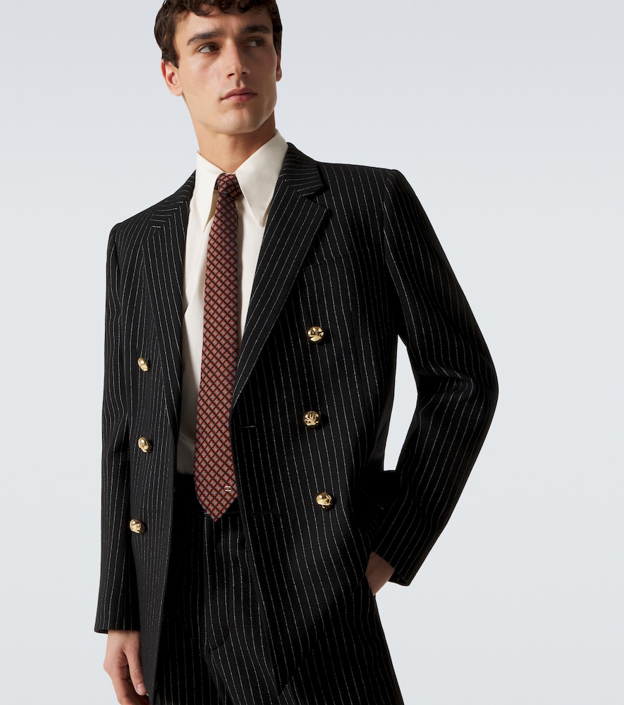  Valentino Garavani Valentino Garavani Krawatte Vlogo Aus Seiden-jacquard 