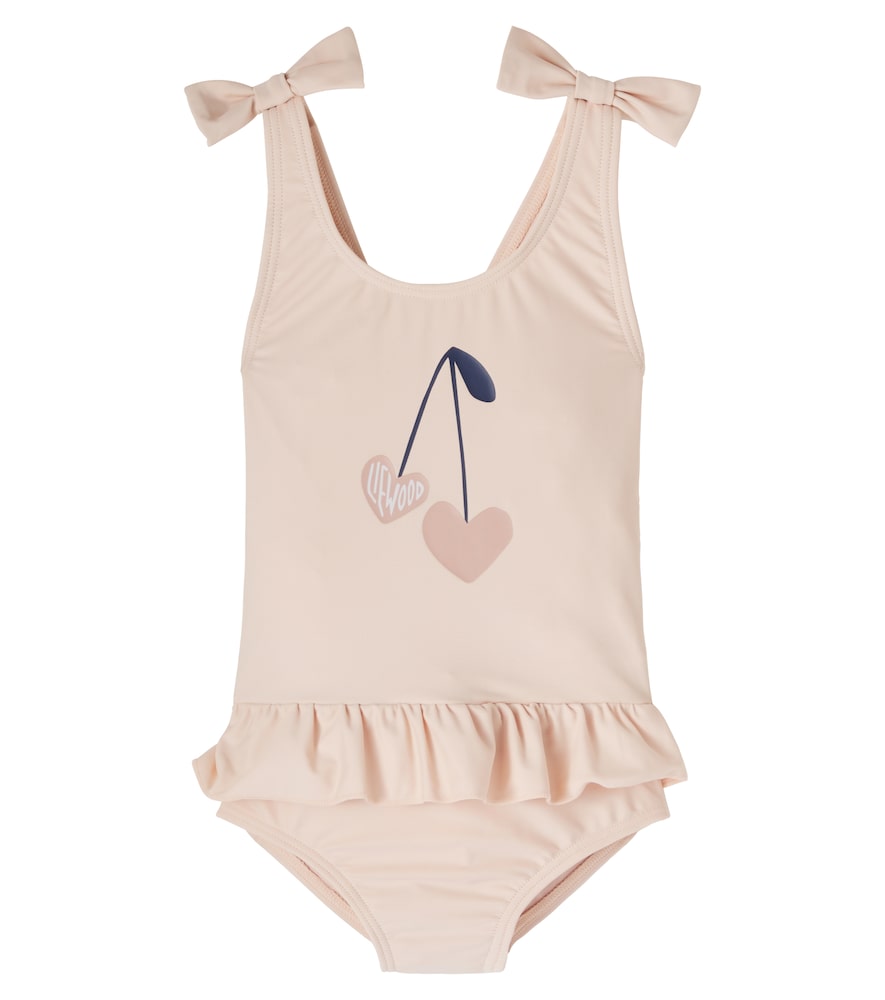 Liewood Pink Amara Printed Ruffled Swimsuit Y Size 3 - Mytheresa