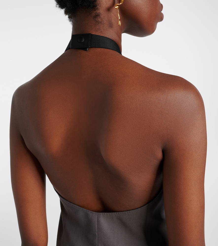  Max Mara Max Mara Cali Halterneck Virgin Wool Vest 