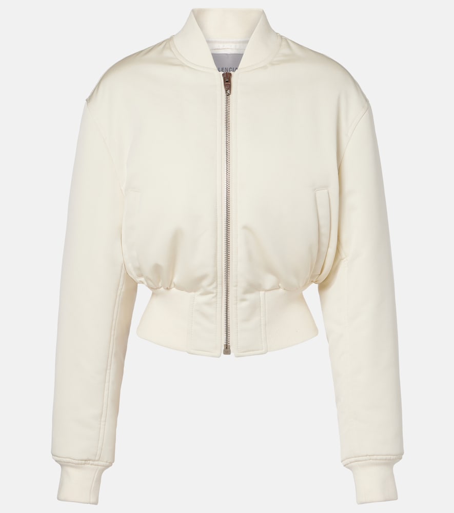 Balenciaga Cropped bomber jacket