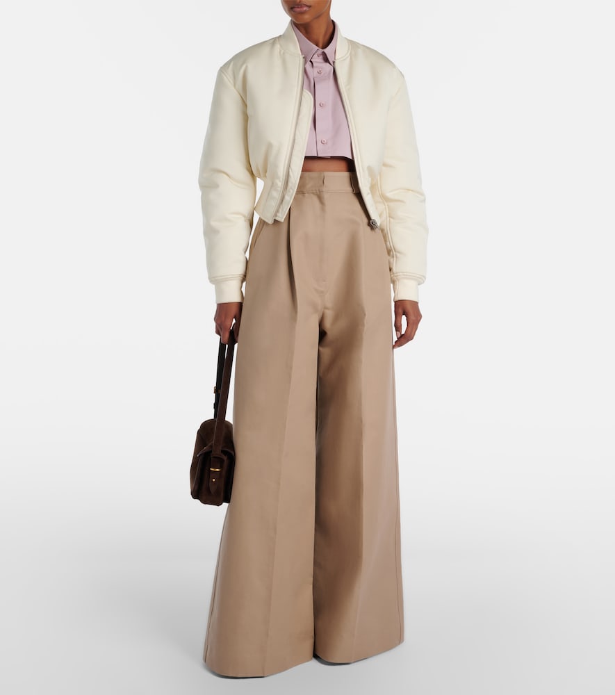  Balenciaga Balenciaga Cropped Bomber Jacket 